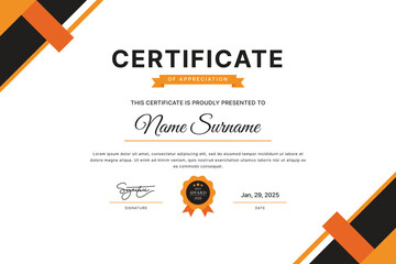 Certificate Template Design