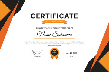 Certificate Template Design