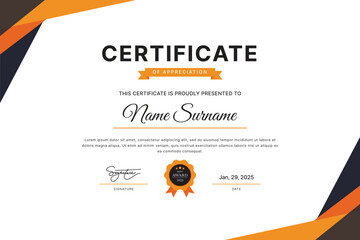Certificate Template Design