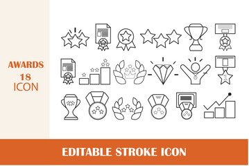 butifull awards icon. 