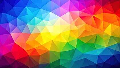 Fototapeta premium Colorful abstract geometric polygonal design with triangle pattern