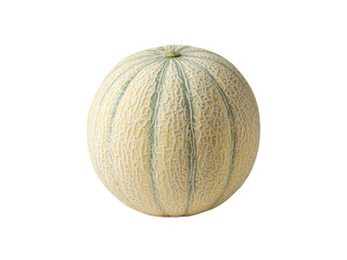 Fototapeta premium Ripe honeydew melon isolated on black background, Isolated On White Background, Png Transparent