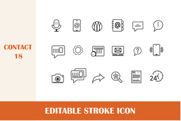  butifull connect icons. 