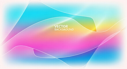 Colorful abstract background with smooth, flowing lines and gradients, creating a vibrant and modern design, perfect for web or print projects