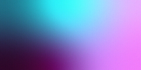 Gradient background ranging from purple to blue. Colorful smooth transitions. Colorful gradient. Background grain noise texture. perfect for design projects and artistic expressions