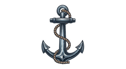 anchor isolated on white background © New