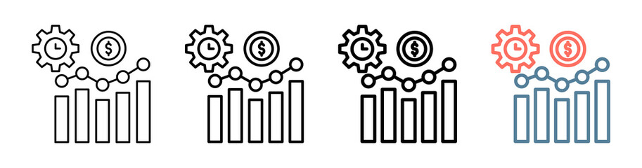 Productivity Icon Collection Set Different Style