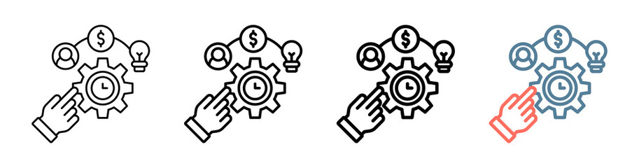 Resource Icon Collection Set Different Style
