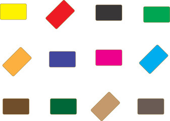 Colorful Rectangles Pattern on White Background | Abstract Geometric Design for Modern Art, Education, and Marketing