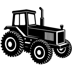 Vector of Motor Grader on white background