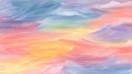 虹色 油絵 テクスチャ 素材