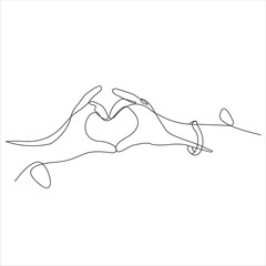 love symbol with two hands