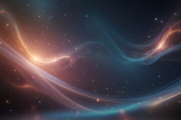 Obraz premium visualization of space, 