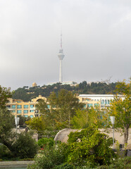 Naklejka premium TV tower in Baku, Azerbaijan