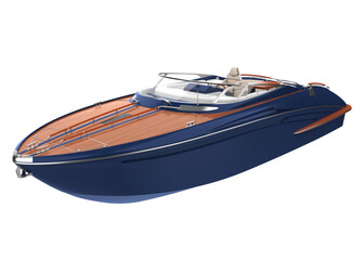 Speedboat Isolated