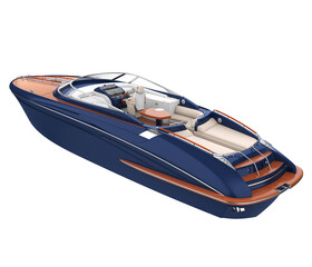 Speedboat Isolated