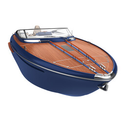 Speedboat Isolated