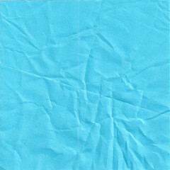 crumpled blue paper texture