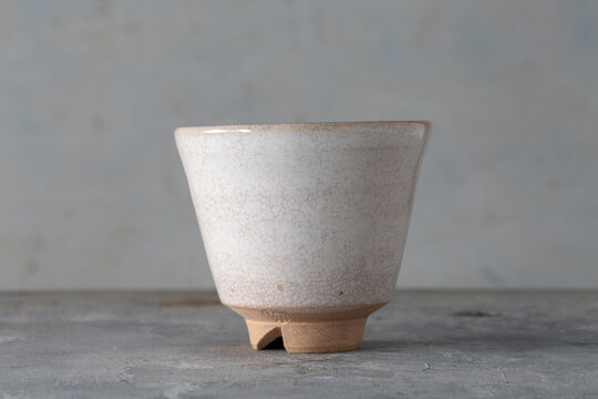 Matcha Chawan Chadougu Utsuwa Hagi-yaki Hime-tsuchi Senchawan &ndash; Yamaguchi, Japan, Showa Era, Pottery