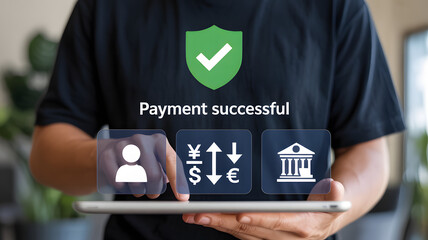 Seamless mobile payments on a tablet device for secure digital banking transactions, a modern finance solution for global currency exchange success