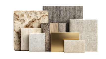 Assorted stone and wood surfaces