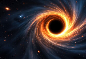Cosmic vortex, swirling black hole