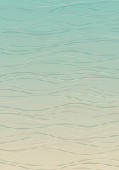 Aquamarine to Pearl White Abstract Ripple Wallpaper