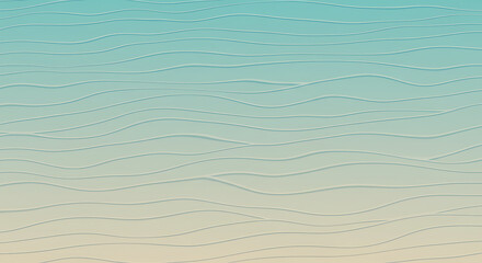 Aquamarine to Pearl White Abstract Ripple Wallpaper
