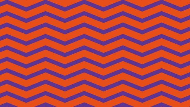 Zigzag chevron pattern in orange and purple hues. Ideal for backgrounds, textiles, prints, and designs with a bold look.
