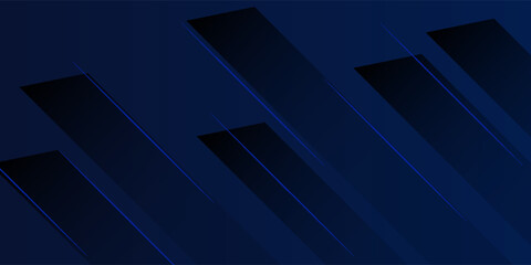 Dark Blue Abstract Geometric Background. Suit for banner, web, brochure, pamflet, poster and presentation