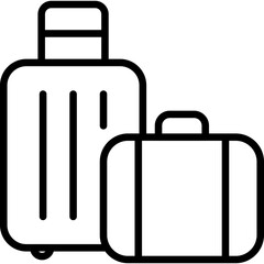 Summer Vacation Vector Icon | Travel, Beach, Tourism, Relaxation, Luggage, Passport, Hotel, Flight, Camping, Adventure, Holiday Essentials