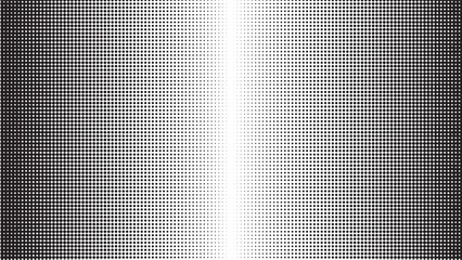 Halftone Pattern Fading From Black To White