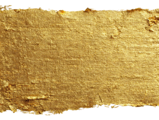 Gold-colored, textured rectangular shape with uneven edges