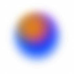 Digital Art Gradient with Mesh Halftone Dots effect