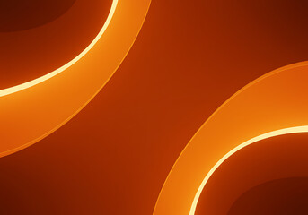 Minimalist Frosted Glass Wallpaper - Orange