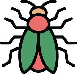 Fototapeta premium Abstract geometric composition with vibrant color palette and clean typography