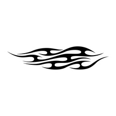 Her and Flame Abstract Aesthetic Illustration