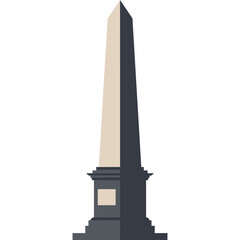 Simple Obelisk Illustration monument architecture landmark stone tower structure building ancient historical