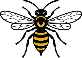 Abstract geometric composition with vibrant color accents and text elements