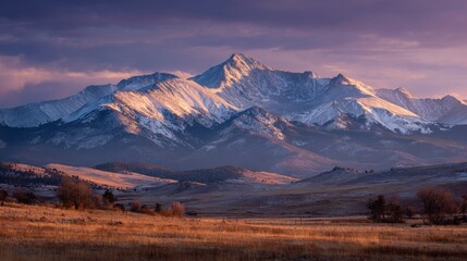 Snowy mountains landscape scenic view nature photography peak