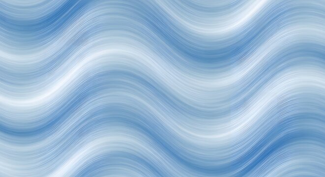 Abstract blue and white wavy lines creating a fluid and ethereal design