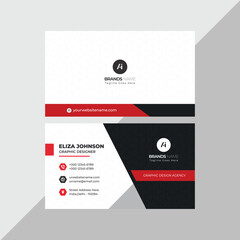 Modern Professional Business Card, Creative And Simple Business Visiting Card, Business Card Design Template 