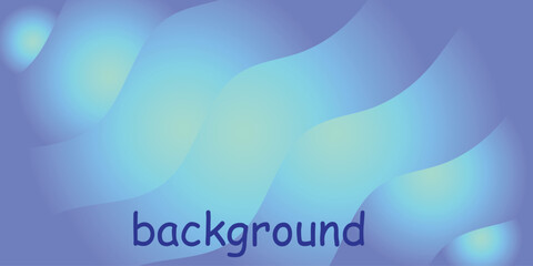 Abstract Flowing Gradient Background With Soft Blue And Green Waves And Subtle Light Effects