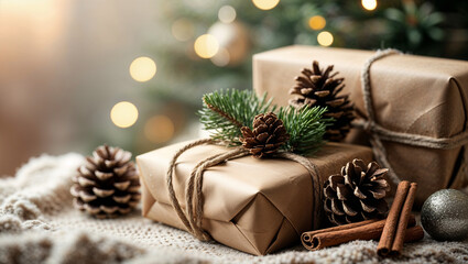 Kraft Paper Gift Wrapping