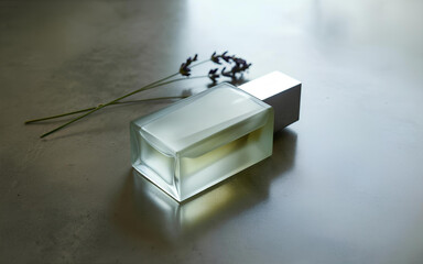 perfume bottle mockup design  Ai genarated 