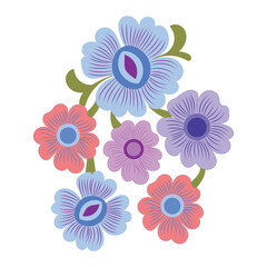 colorful floral background