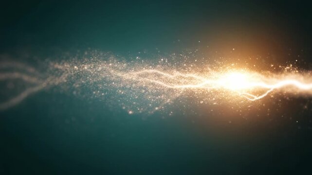 Abstract Energy Surge: A captivating visual of an electrical phenomenon, depicting a bright energy surge against a gradient background, suggesting powerful forces at play. 