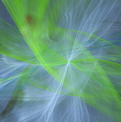 Fractal colored abstract on black background