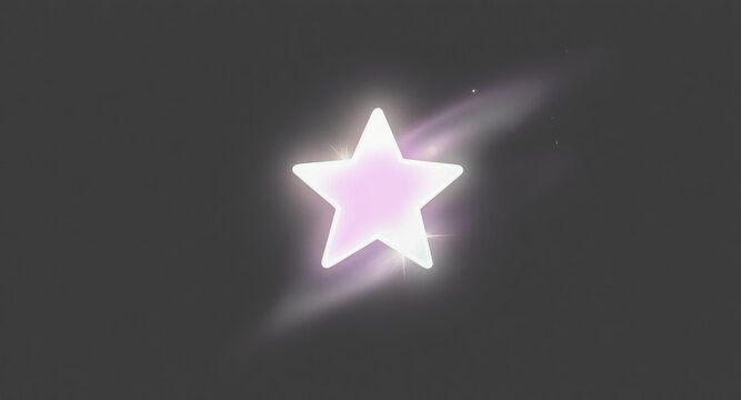 Glowing star effect, pastel color - Powered by Adobe