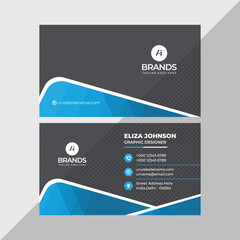 Modern Professional Business Card, Creative And Simple Business Visiting Card, Business Card Design Template 
